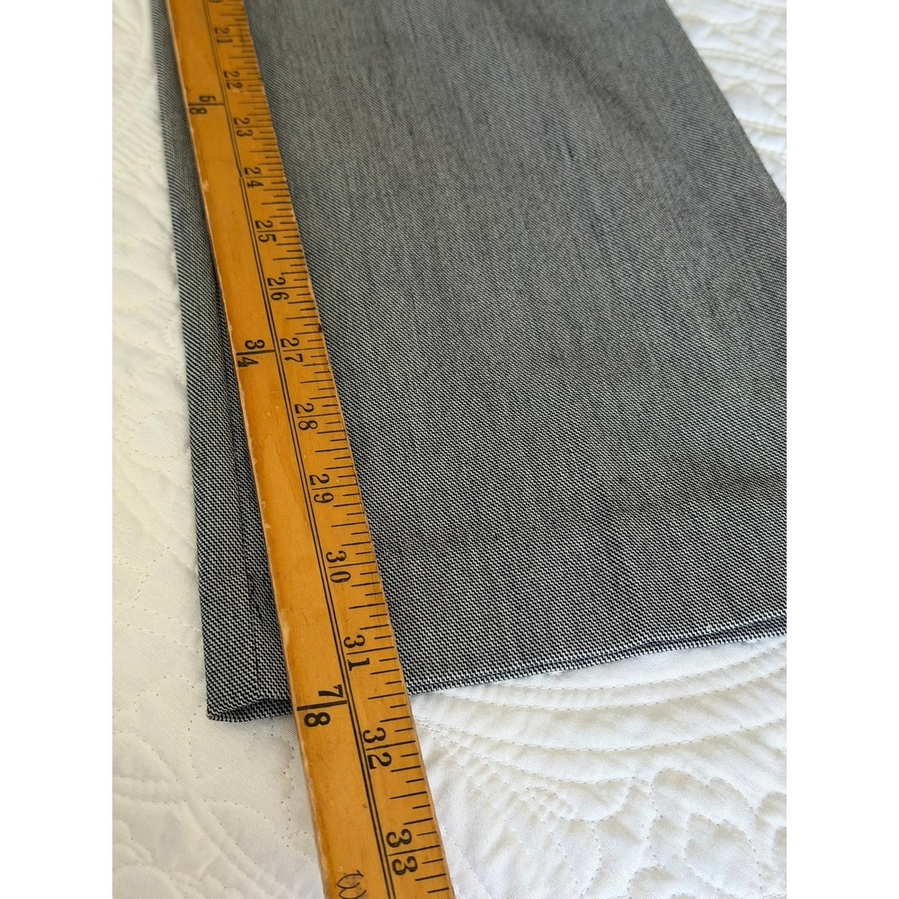 Brynn Womens Size 6 Navy White Micro Pattern Straight Leg Dress Pants - Picture 7 of 7